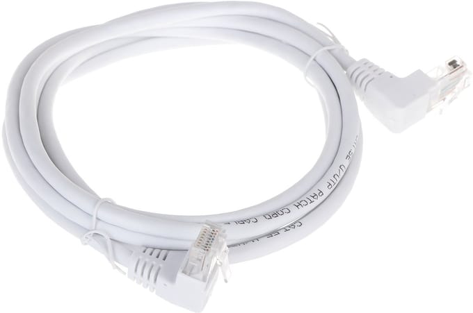 CAT5E Netwerkkabel - RJ45 - wit - 2 m