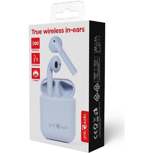 Gembird Bluetooth TWS In-Ears with Charging Case-TWS-SEA-GW (Diversen) Nieuw