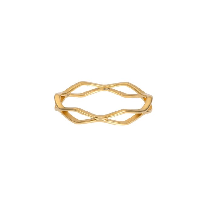 Fame-Modern-Goudkleurig-Dames Ring