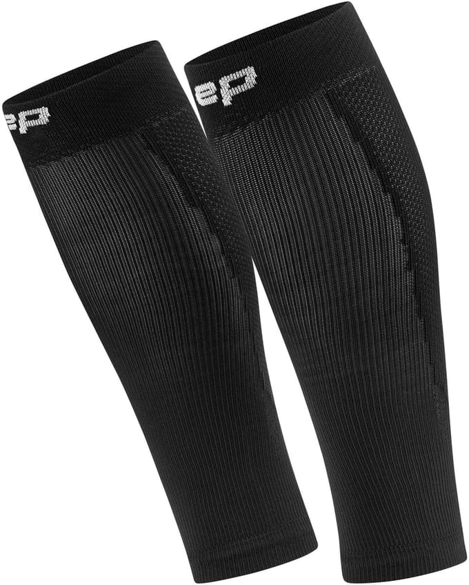 CEP Run Compressie Kuit Sleeves - Zwart - Kuitomvang Heren 32-38 cm