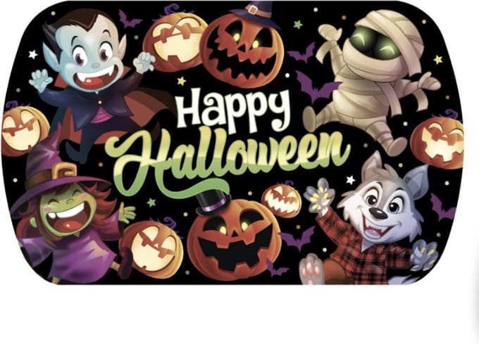 Fiestas Guirca - Halloween dienblad little monsters (39 cm)