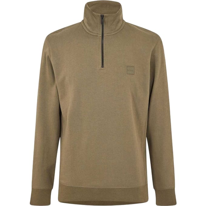 Boss Heren Badstof Sweatshirt (Groen)