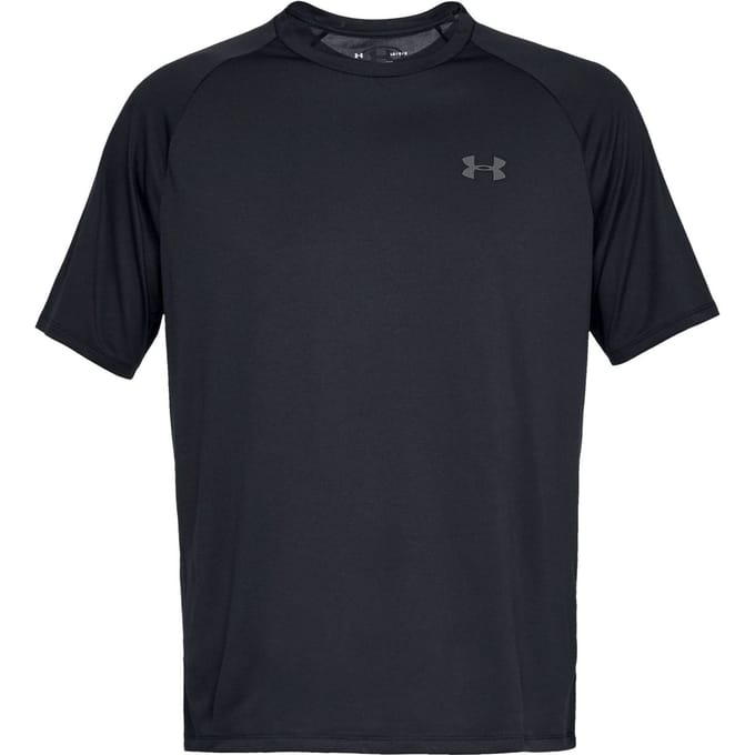 Under Armour UA Tech 2.0 SS Tee-BLK Heren Sportshirt - Zwart - Graphite