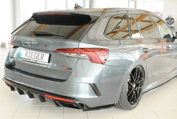 RIEGER - PERFORMANCE DIFFUSER - SKODA OCTAVIA RS NX - GLOSS BLACK
