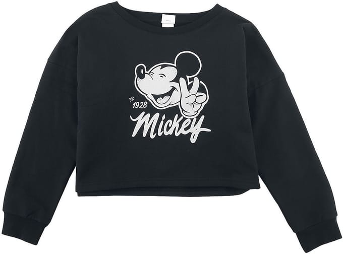 Mickey Mouse Kids - Mickey Mouse Dames Sweatshirt - zwart - 176