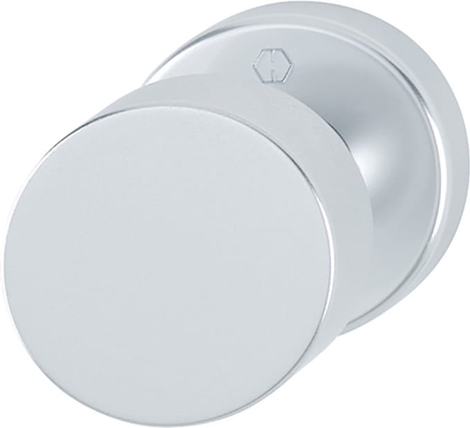 Hoppe voordeurknop 58 op rozet - 42KV - Aluminium