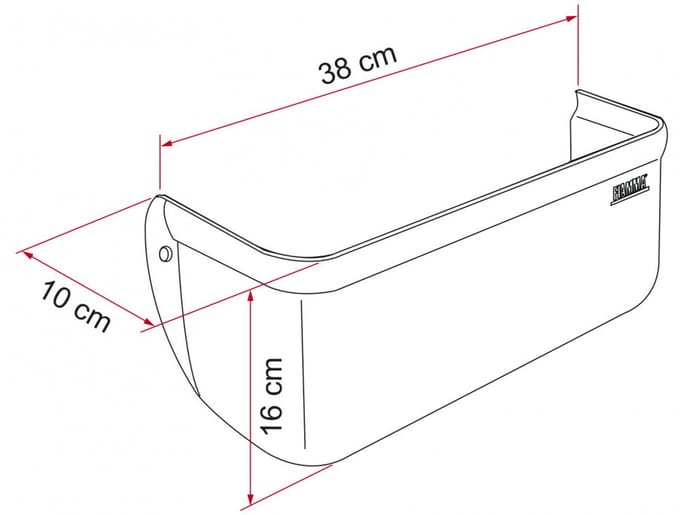 Étagère universelle pour camping-car Fiamma Pocket XL