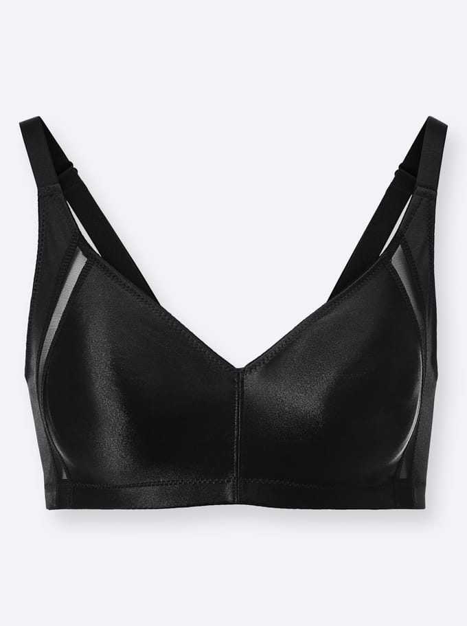 Naturana - Minimizer bh met mesh detail - 5662 - Zwart - 75B