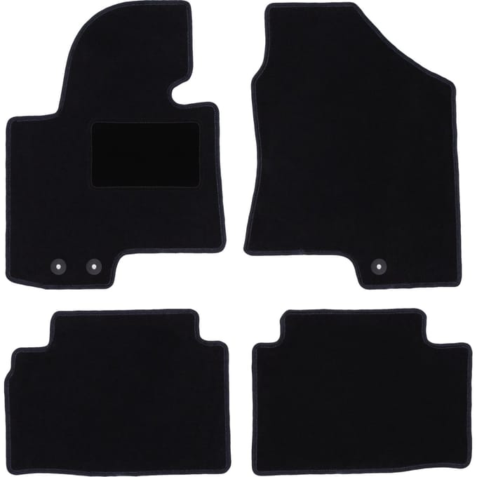 Zwarte veloursmatten voor: Hyundai ix35 SUV (2009-2015)