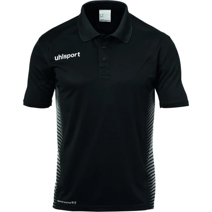 Uhlsport Score Polo Shirt Zwart-Wit Maat M