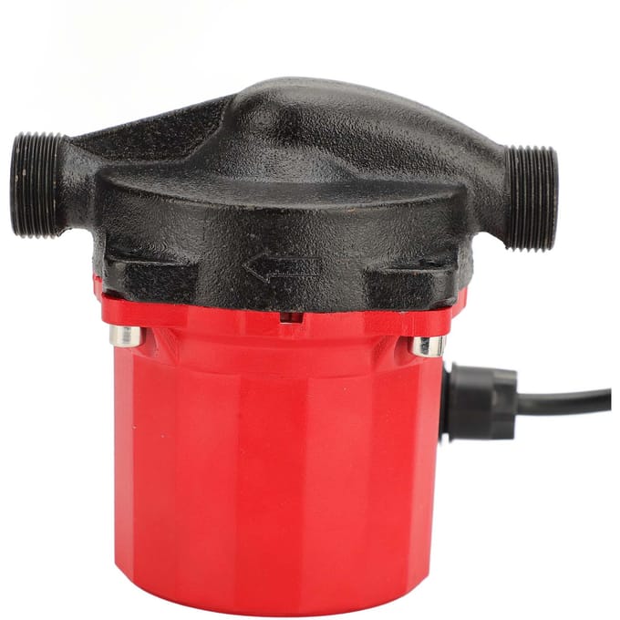 Circulatiepomp voor Boiler 3 Snelheden Circulerende Warmwater Drukverhogingspomp Huishoudelijk Rood