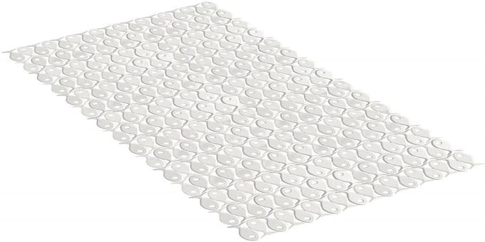 Antislipmat 70 x 36 cm - PVC - Wit - Ideaal voor Veiligheid in de Badkuip