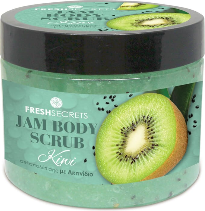 Fresh Secrets Jam Body Scrub Detox, Kiwi 320ml