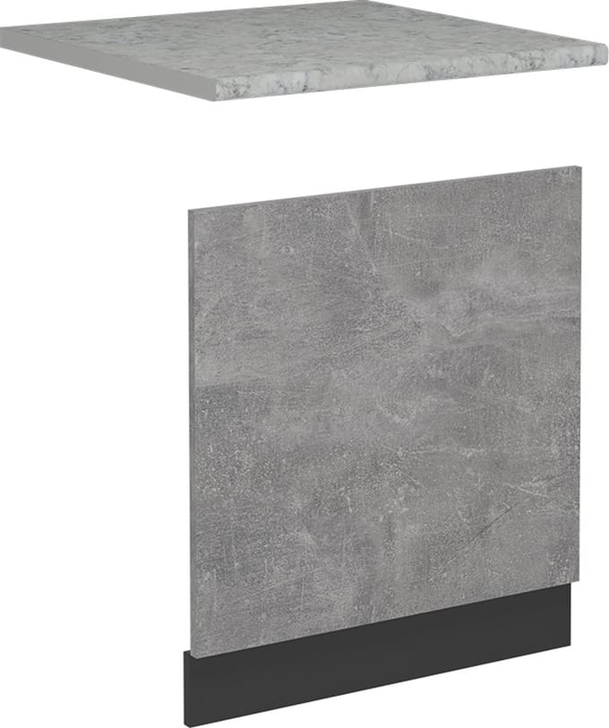 Vicco R-Line Voorpaneel vaatwasser – 60 cm, WB Marmer Beton