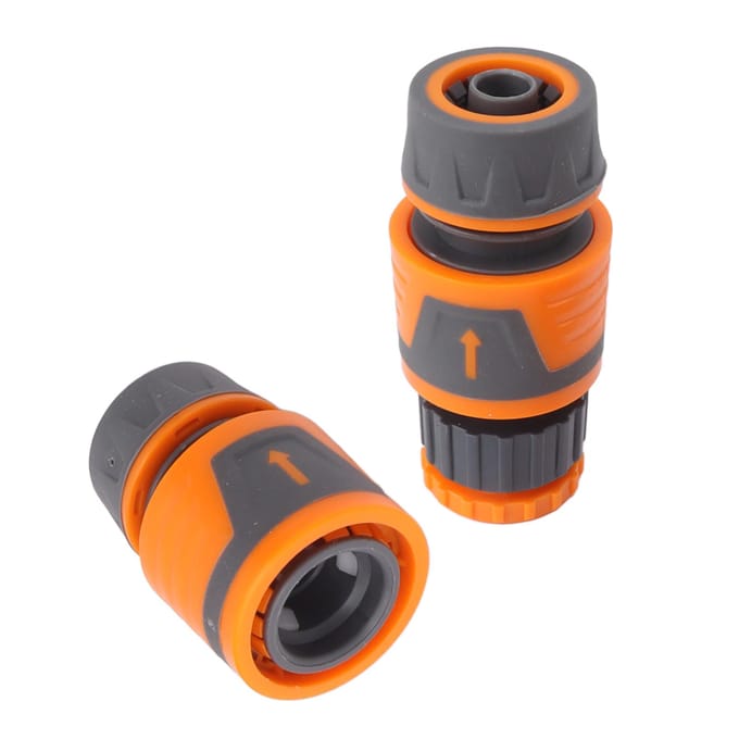 Tuinslang Connector Schakelaar Klep Snelkoppeling Waterleiding Fittingen voor Tuin gray