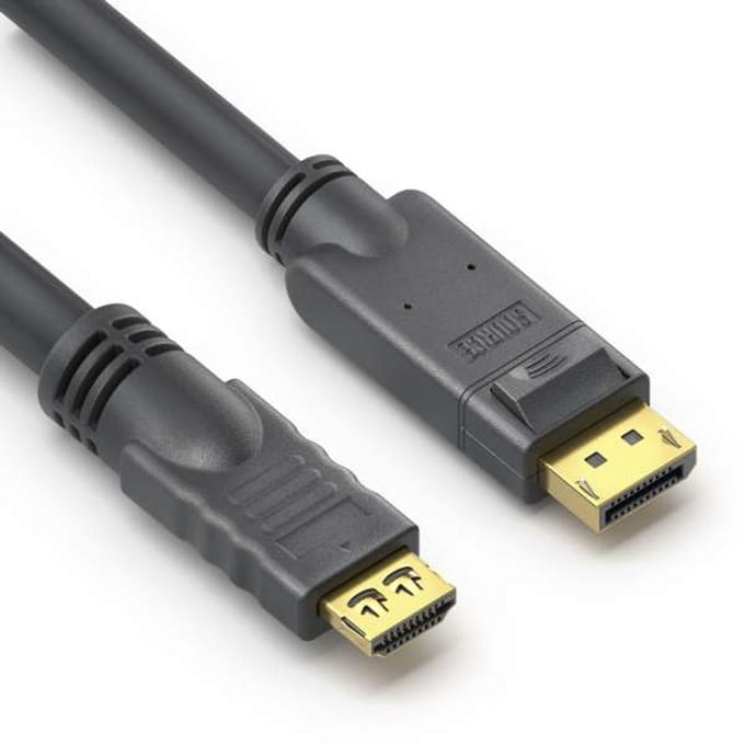 PureLink PI5110-100 video kabel adapter 10 m DisplayPort HDMI Zwart