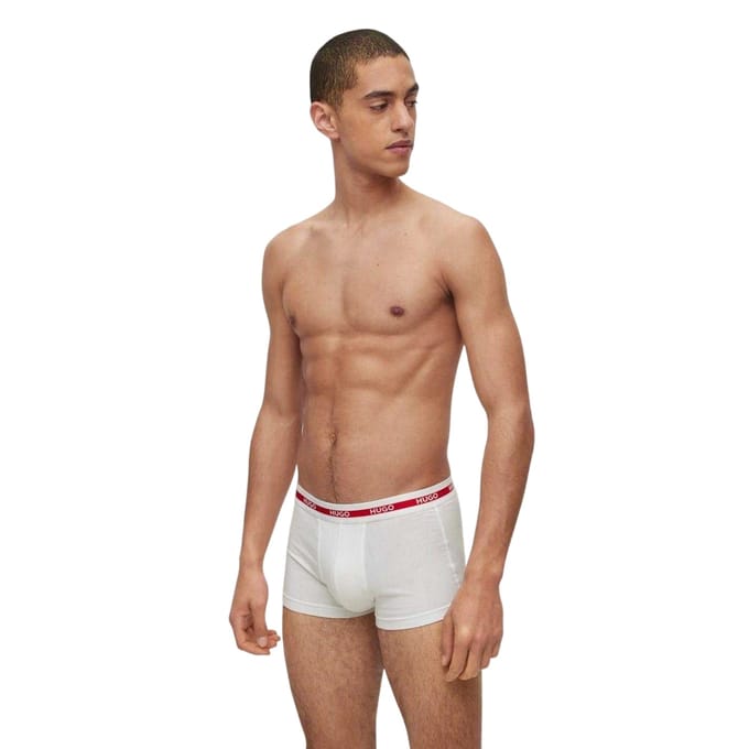 Hugo Biologische boxershorts voor heren (set van 3) (Rood)
