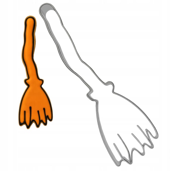 Birkmann Heksenbezem Koekjesvorm - Halloween Uitsteker 11,5 cm