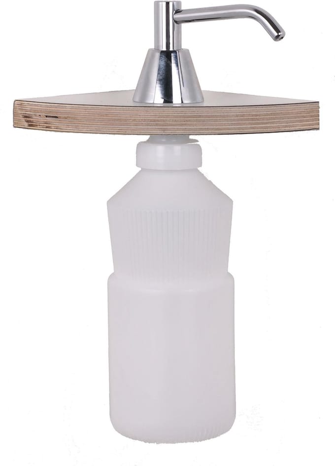 Mediclinics | Inbouw zeepdispenser | 950ml | Chroom
