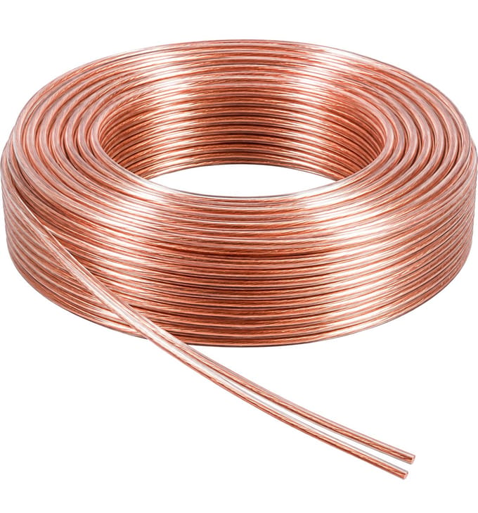 Luidspreker kabel - 1.5mm² - 100 meter - Op rol - Allteq