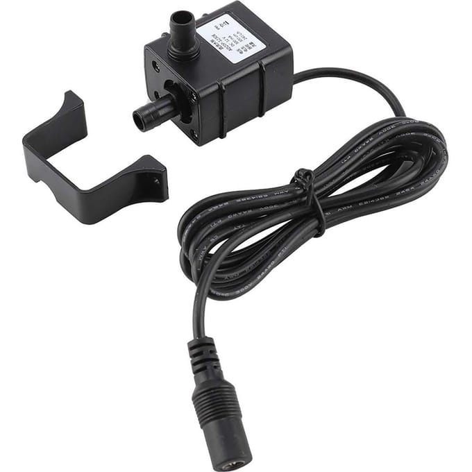 DC12V 3m 240L/H Pompe à Eau Submersible de Piscine à Moteur Brushless Ultra Silencieux