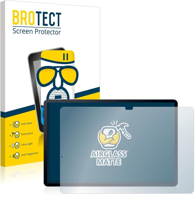 BROTECT - Screenprotector voor Samsung Galaxy Tab S7 Plus 5G 2020 - Folie Beschermfolie Beschermglas matte