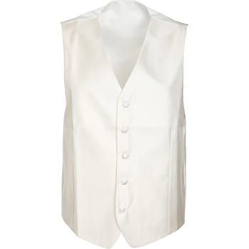 Suitable Trouwgilet V-Design Off-White - Maat 52 - Heren