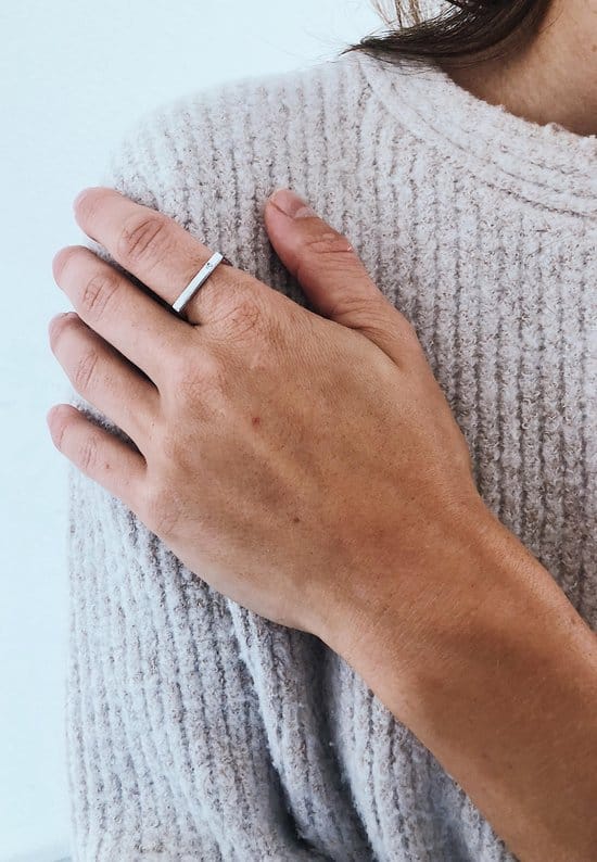 Esprit ESRG003311 Core ring - Zilver - Zilverkleurig - Maat 18.00