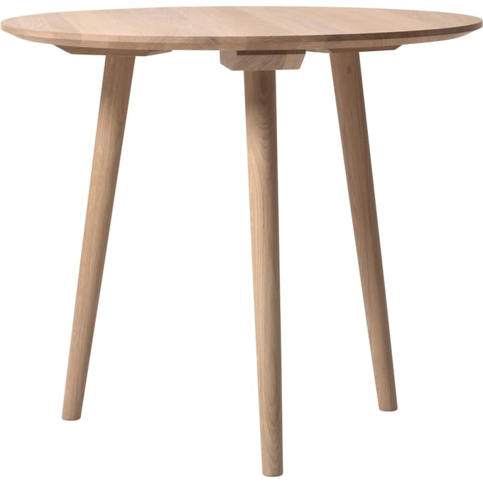 &Tradition In Between Tafel rond SK3 & SK4 - Ø90 cm - eiken, wit geolied