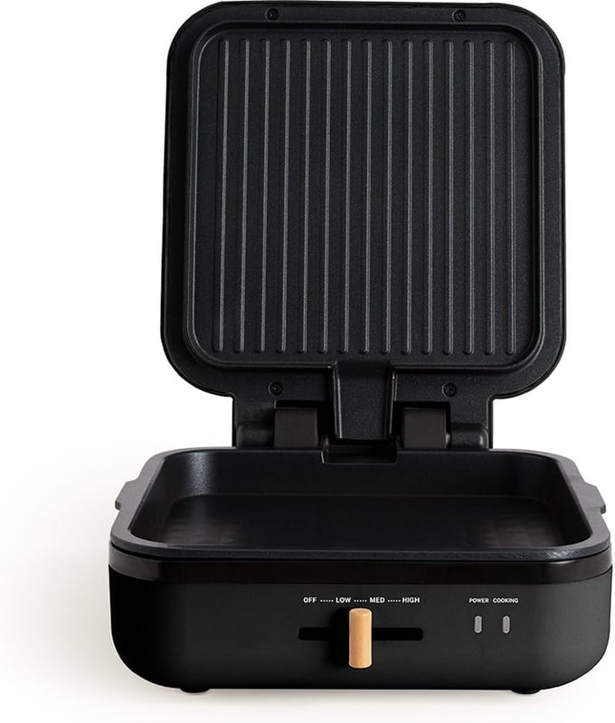 CREATE- Multifunctionele grill met 180° opening - STONE STUDIO PRO 1400 W