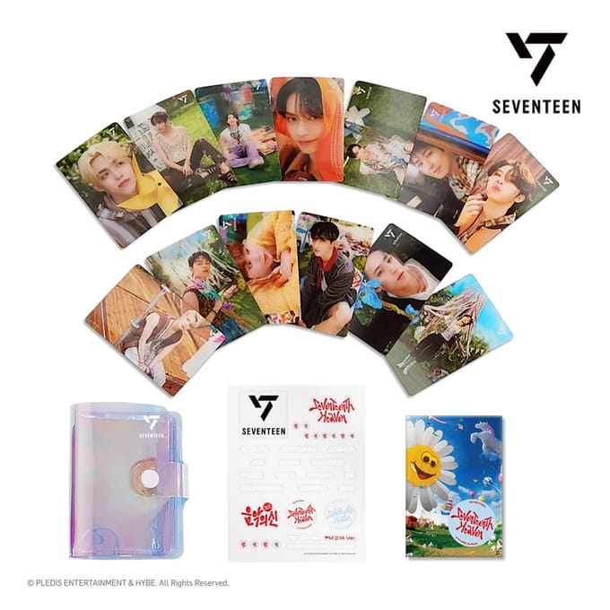SEVENTEEN 3D Lenticulaire Mini Kaart & Map (PM 2:14) beige