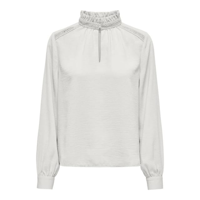 Jacqueline de Yong Rachel life l/s v-neck lace top