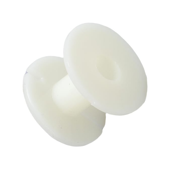 20 Stuks Spoelen Plastic Leeg voor Luidspreker Scheidingskabel Draad Koord Inductor Spoel Houder Accessoires white