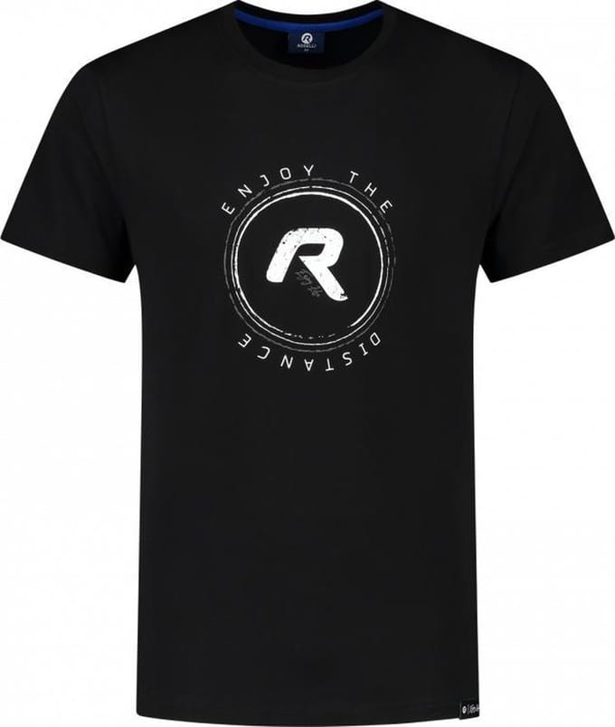 Rogelli Graphic Heren Sportshirt - Zwart