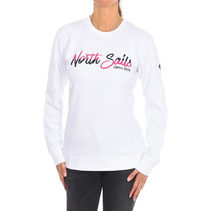 Sweater met lange mouwen en ronde hals 9024250 dames