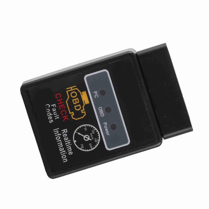 Outil d'analyse de lecteur de code HH OBD V2.1 BT Lecture des codes d'erreur Détection de pression de carburant Scanner OBD2 pour voiture gray