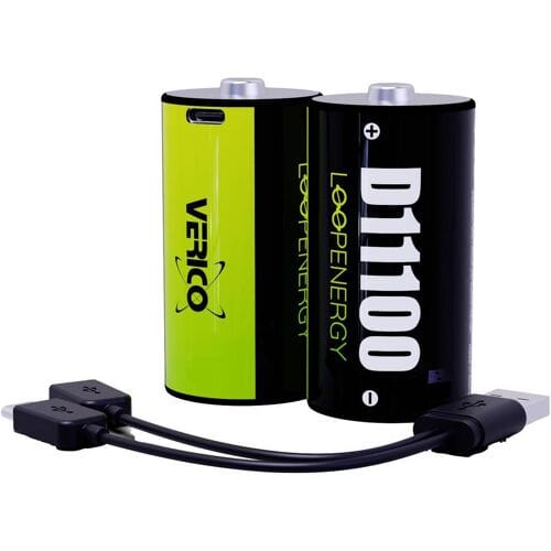Verico LoopEnergy Oplaadbare D batterij (mono) Li-ion 7400 mAh 1.5 V 2 stuk(s)