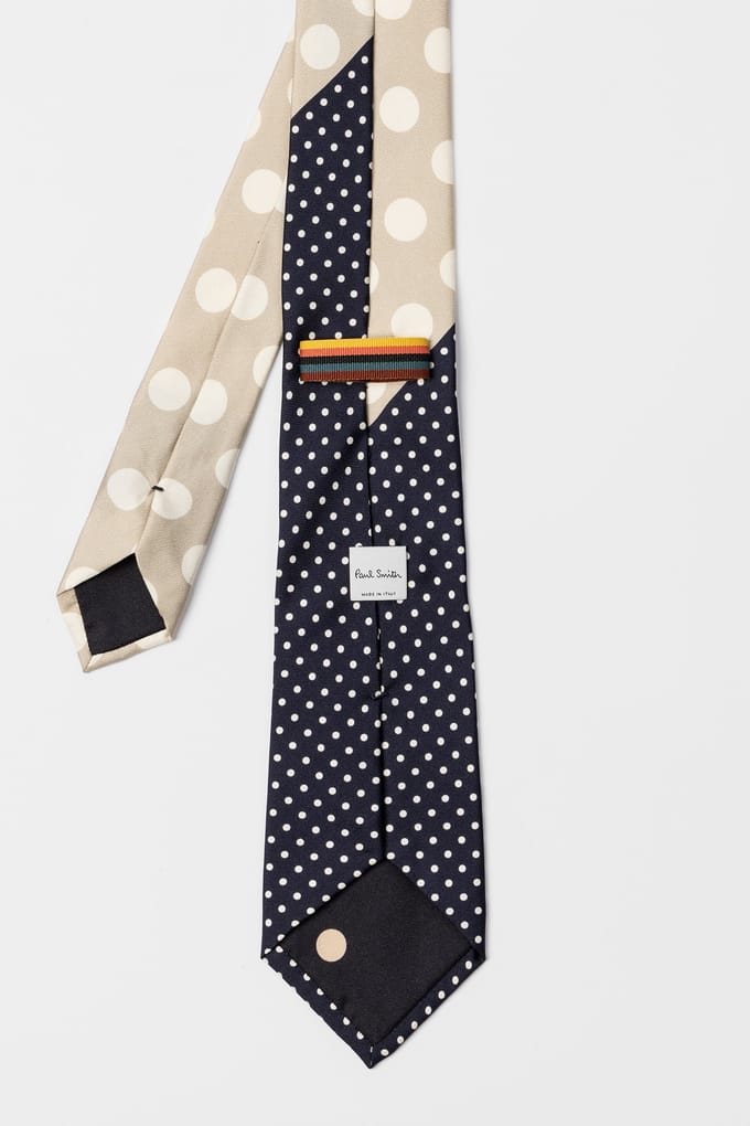 Paul Smith Tie Polka Blue Taglia: 8 | Cravatte Outlet | Uomo | Blu
