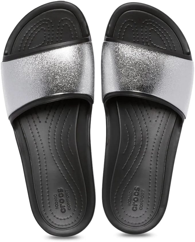 Crocs Sloane Shine Low Slippers Zwarte Maat 41/42 US 10