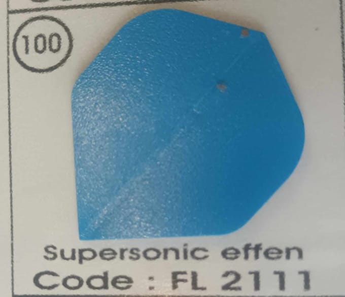 Dart Flights - 10 sets (30 stuks) - 100 micron - 2111