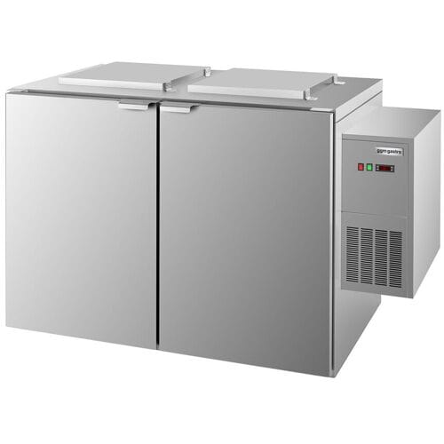 GGM Gastro Nass-Abfallkühler - 2x 120 oder 2x 240 Liter - Aggregat Rechts