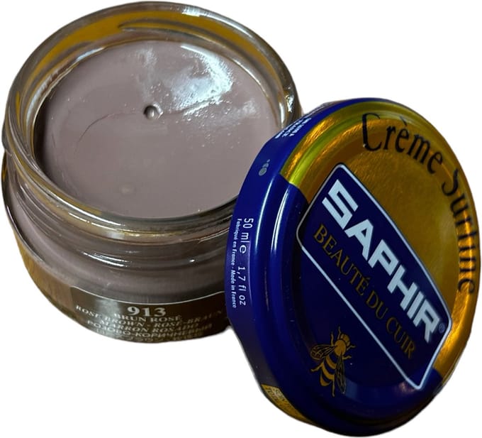 Saphir Creme Surfine (schoenpoets) - 913 Rose Bruin