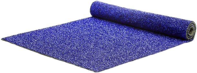 GJ Floors - Exclusieve glitter loper | Blauw - Breedte x Lengte: 1 meter / 5 meter