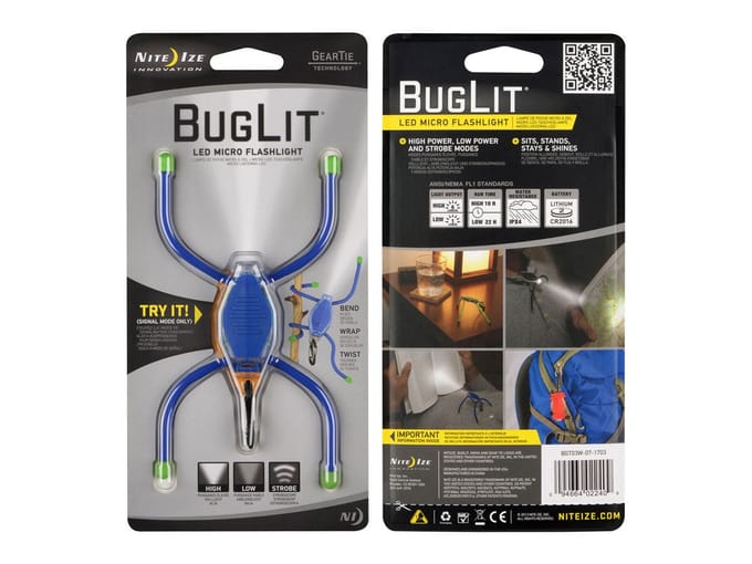 Nite Ize BugLit Blue - Zaklamp - Blauw