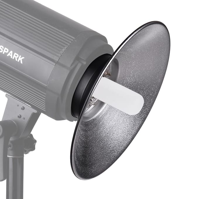 120 Graden Groothoek Fotografie Flitsreflector Bowens Mount Diffuser Schotel Aluminiumlegering gray