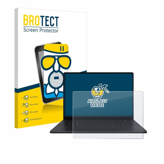 BROTECT - Screenprotector voor ASUS ProArt P16 - Folie Beschermfolie Beschermglas matte