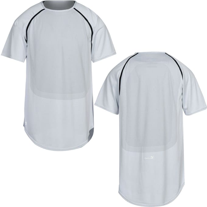 Puma X STAMPD Raglan Heren T Shirt Wit Tee Korte Mouw Top 570912 02 A78E