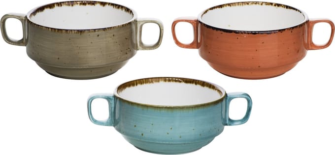Cosy & Trendy Soepkommen Brisbane ø 10 cm / 200 ml - 3 Stuks