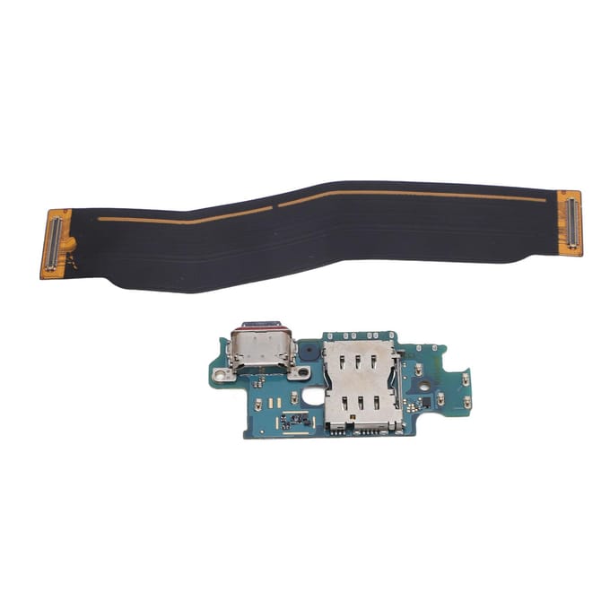 Oplaadpoort Dock Connector voor Galaxy S24 Plus S926B EU-versie USB C Oplaadpoort Hoofd gray