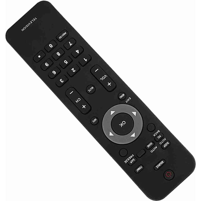 Télécommande TV à réponse rapide de plus de 8 m de distance Télécommande haute sensibilité pour PHILIPS black